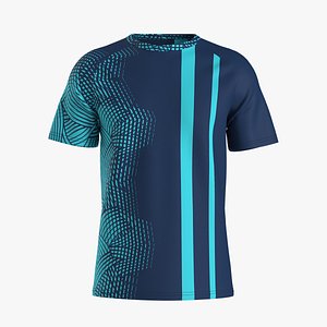 Premium Half Sleeve Raglan T-Shirt CLO File 3D model