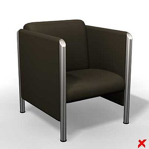 armchair chair 3d model