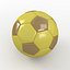 Soccerball SuperHighPoly yellow