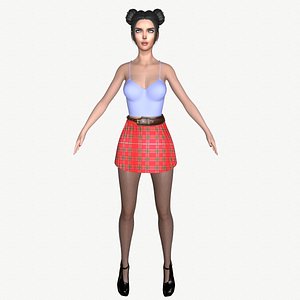 3D model Maya Modular Girl 15