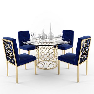 meridian opal dining room 3D model