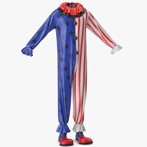 3D Clown Costume with Shoes v 3