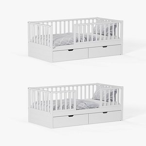 3D Bed for children model