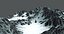 snow terrain model