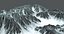 snow terrain model