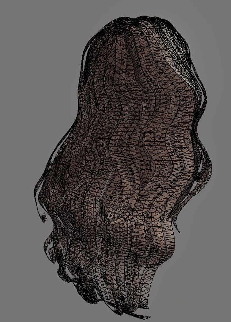 3d Female Hairstyle Hair Turbosquid 1416490