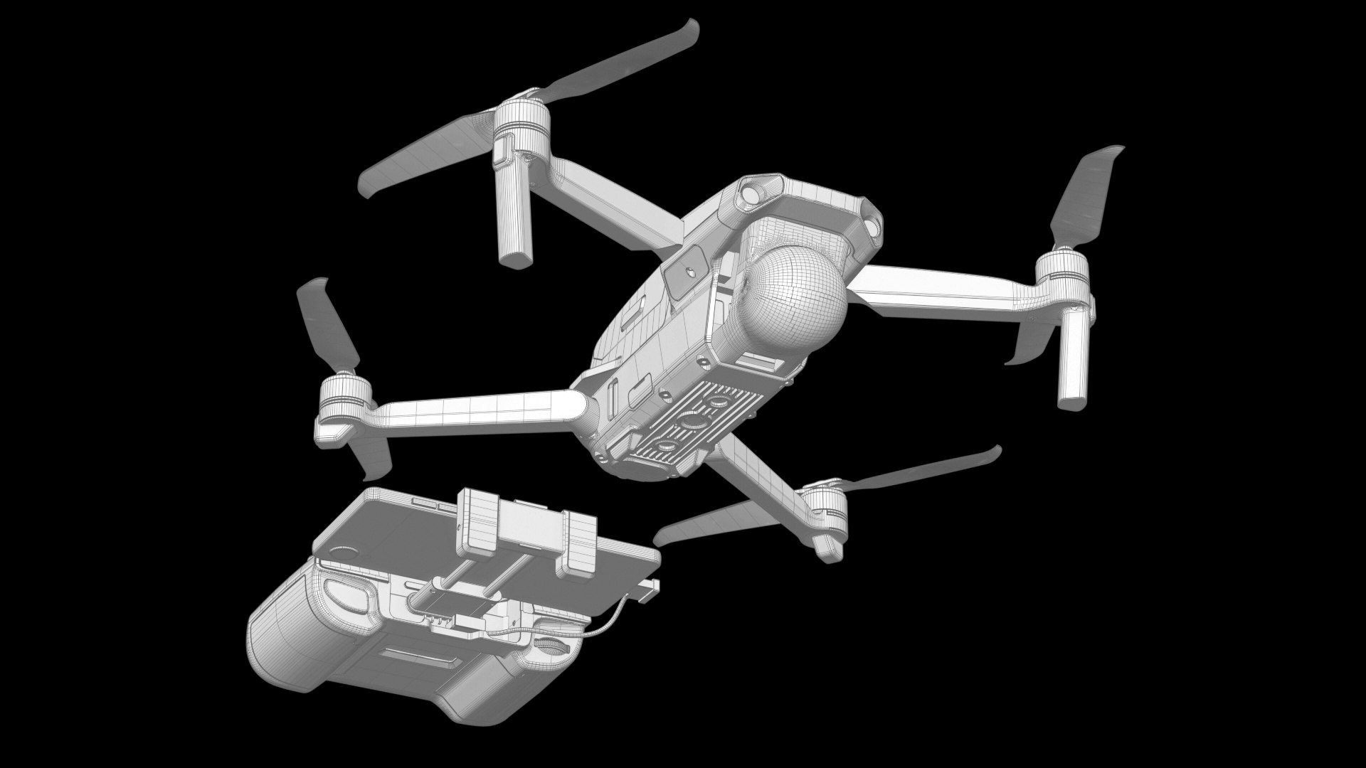 Photoreal Dji Mavic Air 3D Model - TurboSquid 1574778
