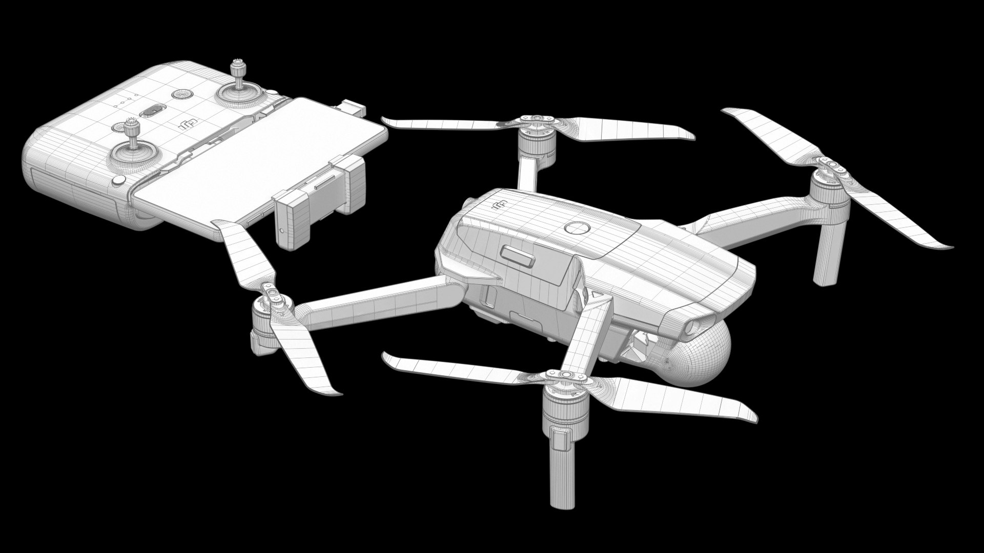Photoreal Dji Mavic Air 3D Model - TurboSquid 1574778