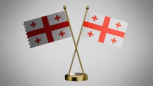 Table Flag of Georgia