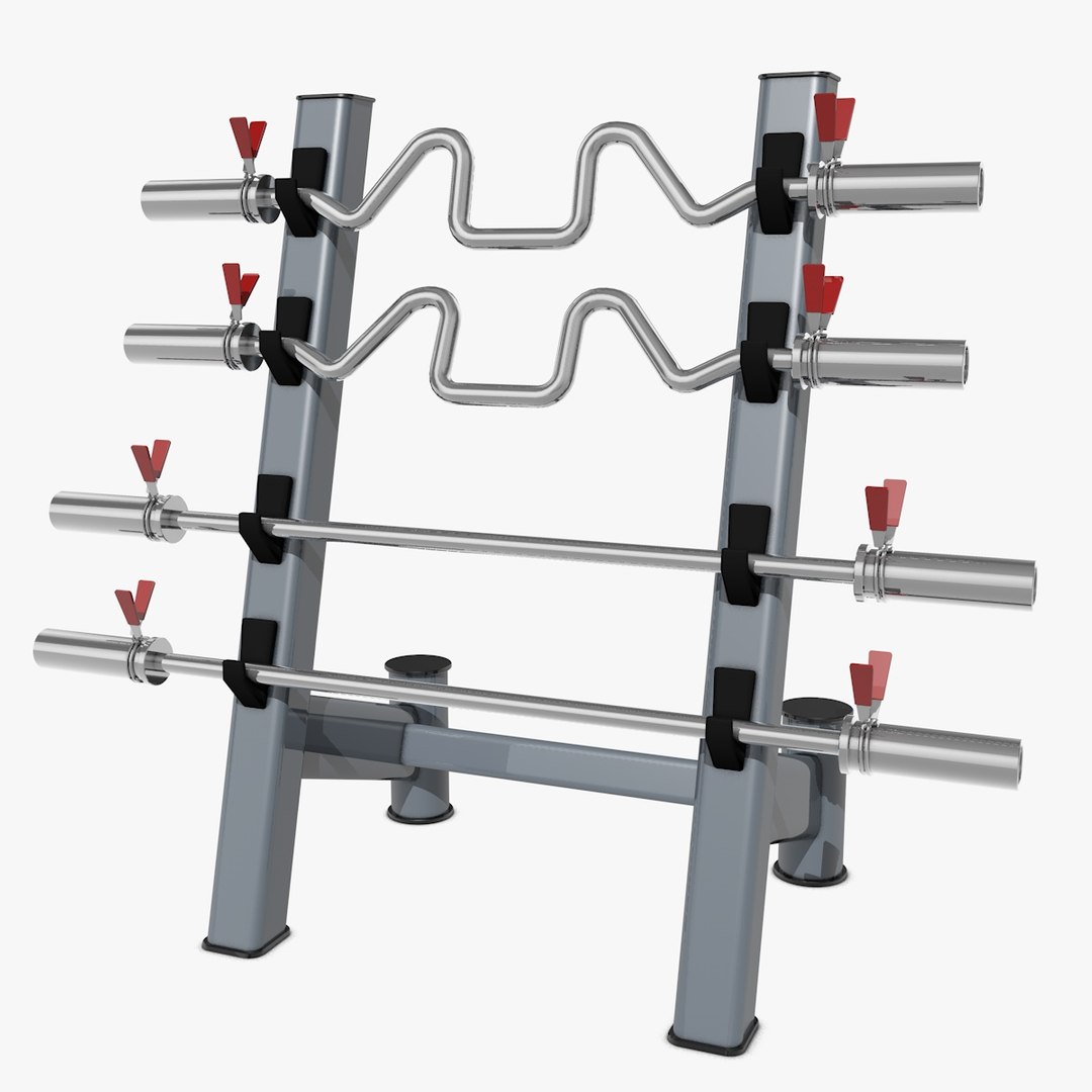3D model barbell rack - TurboSquid 939066