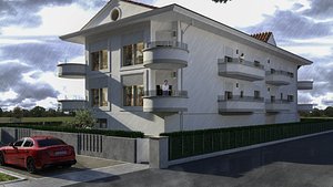 3D house exterior