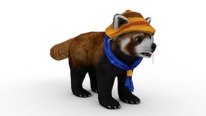 Red panda 3D