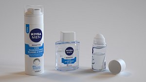 nivea toiletries beauty 3D model