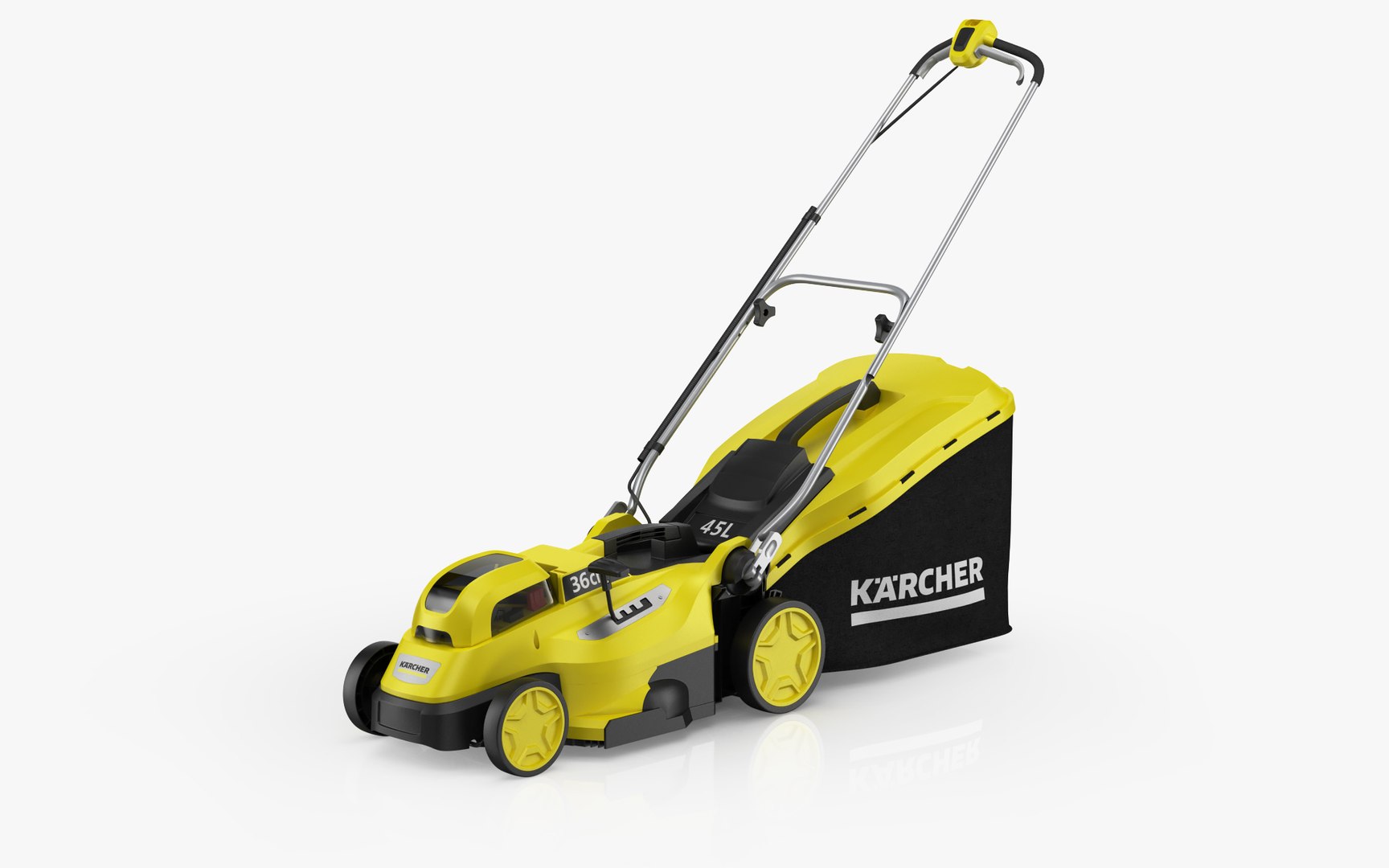 Karcher LMO 18 36 Cordless Lawn Mower 3D Model TurboSquid 1837163
