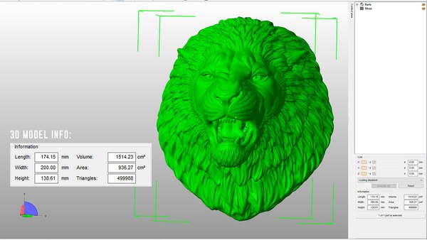 Angry Lion Head Animal Sculpture 3D - TurboSquid 1933753