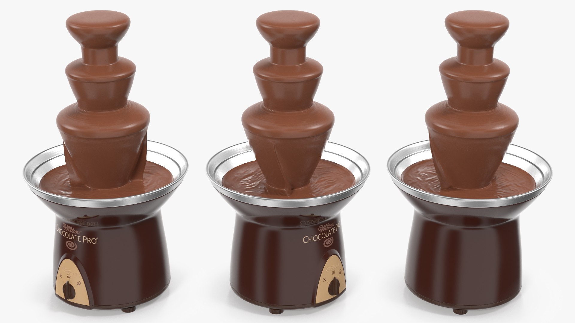 Chocolate fountain wilton pro 3D model TurboSquid 1675772