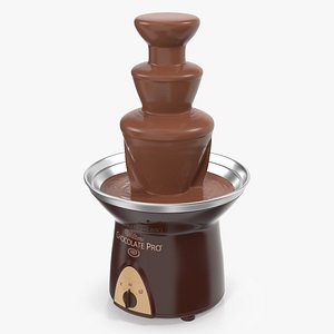 chocolate fountain wilton pro 3D model