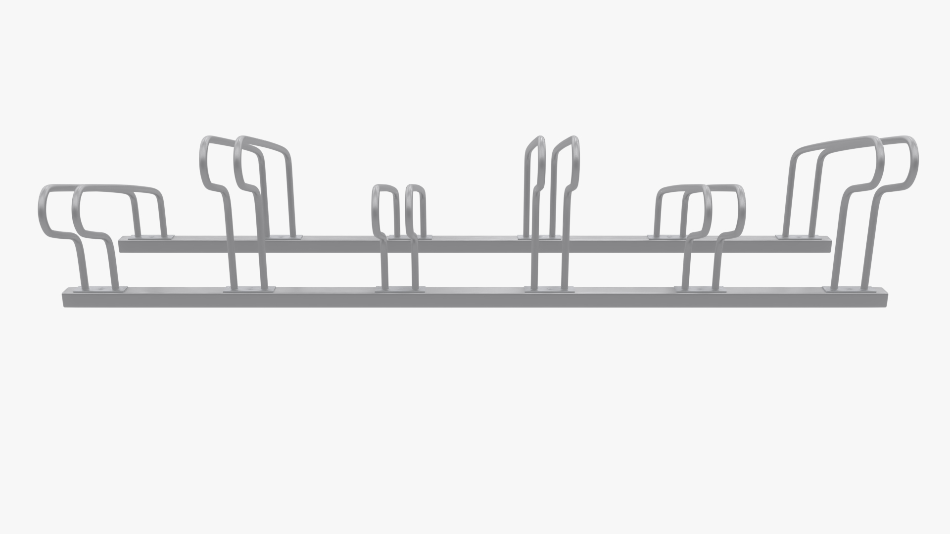 3D Bike Rack Street Station - TurboSquid 1722047