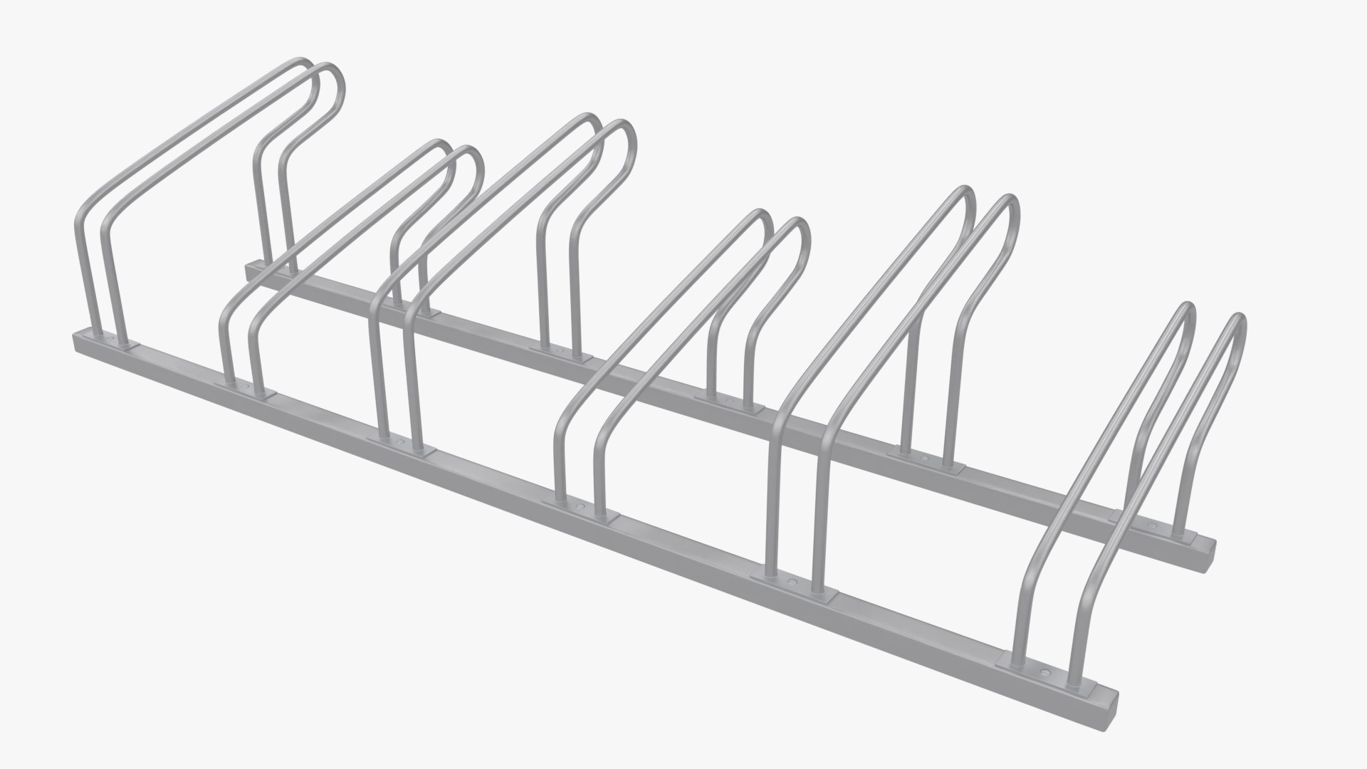 3D Bike Rack Street Station - TurboSquid 1722047