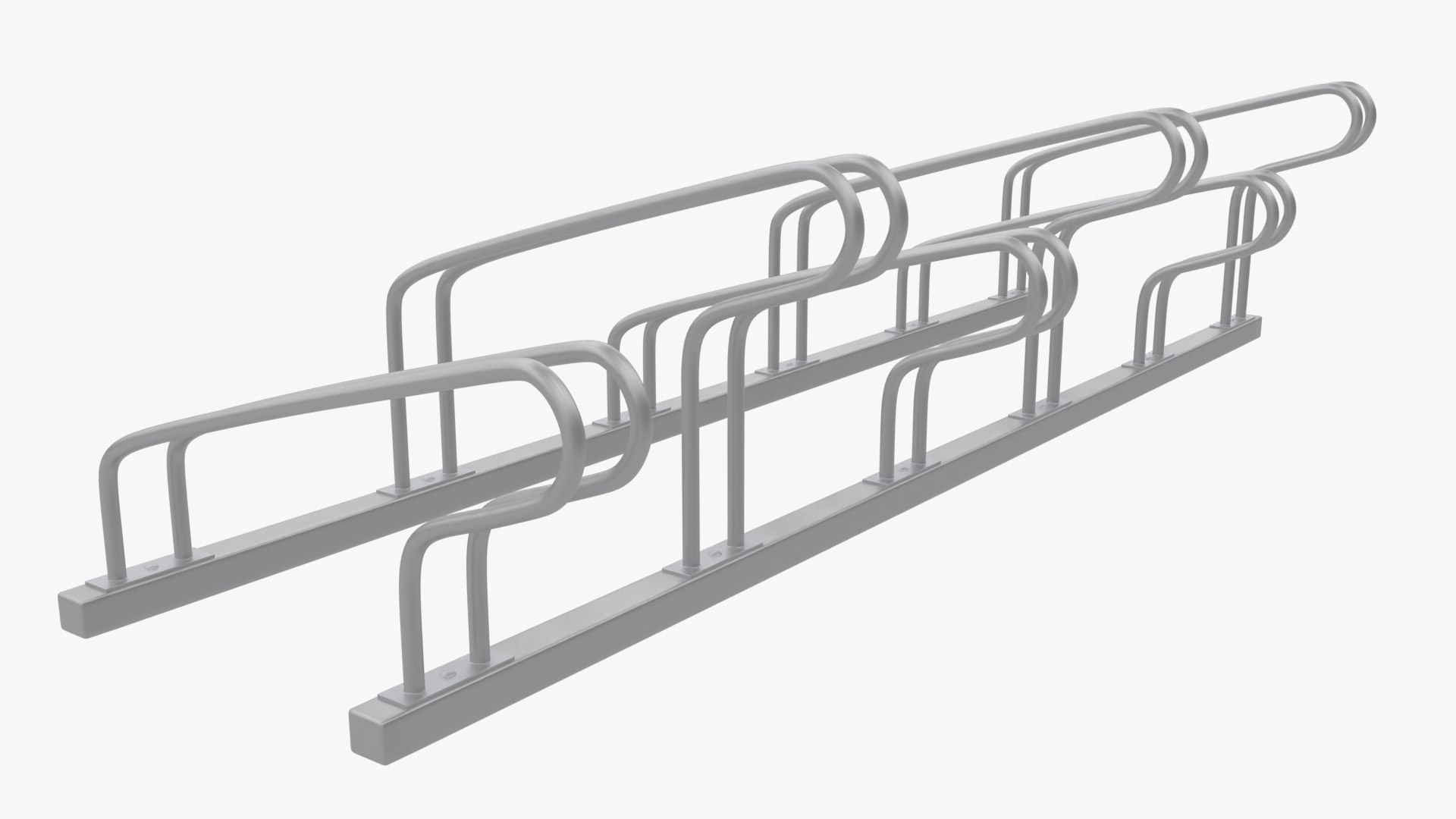 3D Bike Rack Street Station - TurboSquid 1722047