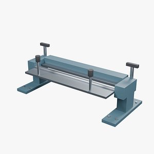 Bench Sheet Metal Brake 3D