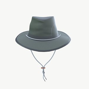 Travel Hat 3D model