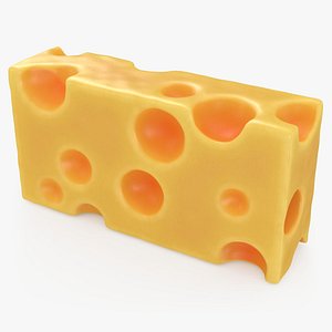 Stylized Cheese Cube 2