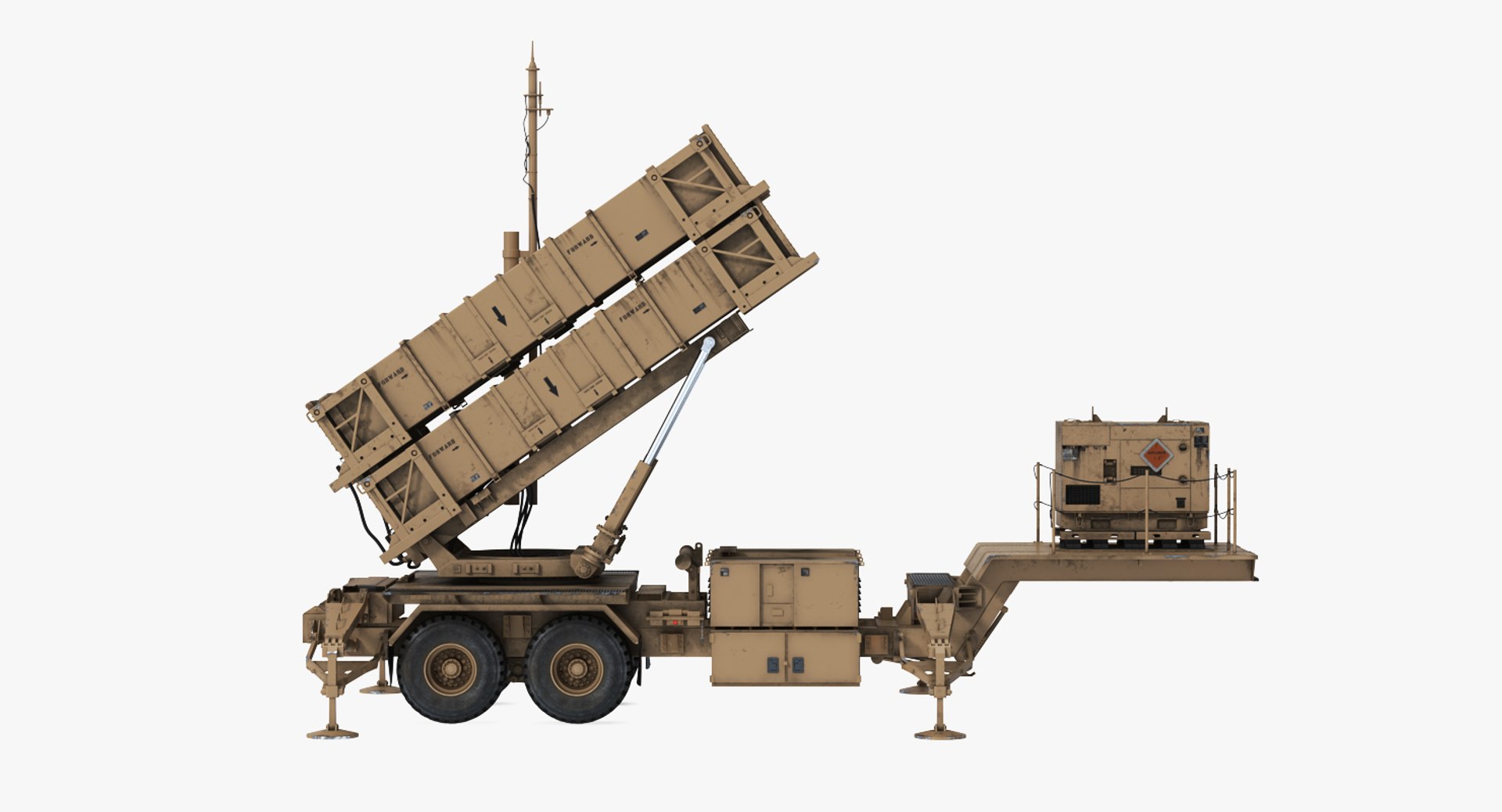 3D Mim-104 Patriot Battle Position Model - TurboSquid 1242864