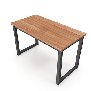 Modern Office Workstation Table 3D model