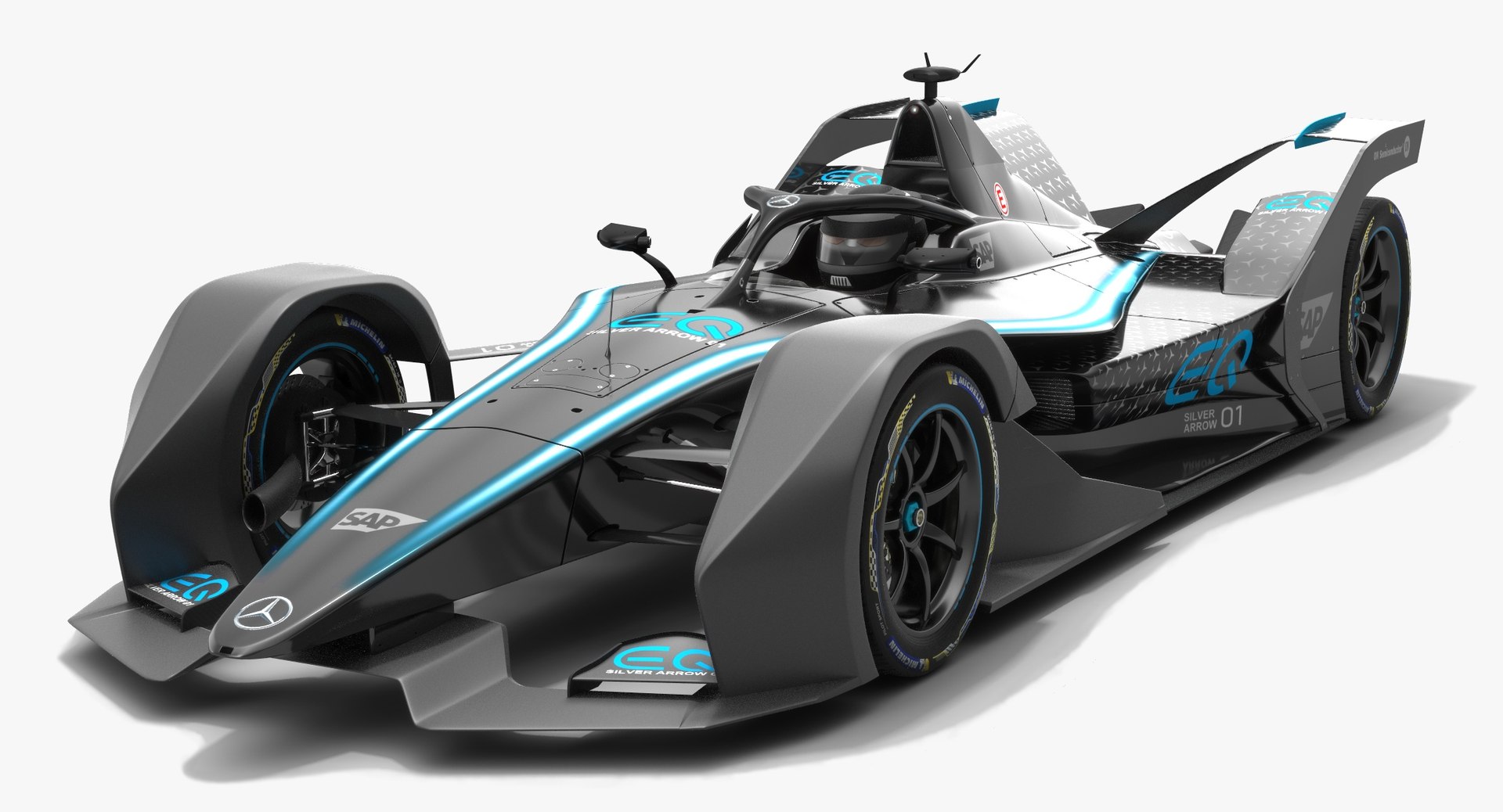 3D Model Gen2 Mercedes Formula E - TurboSquid 1393286