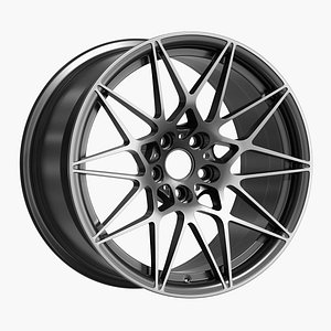 Forged sports car wheels 3D model