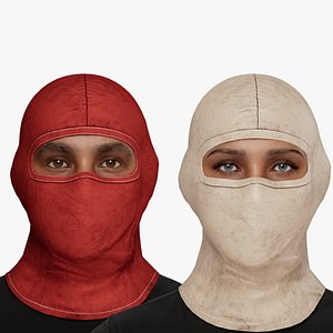 Balaclava 01 - Recolorable Parametric Face Mask for Metahuman MH UE5 MHPKG