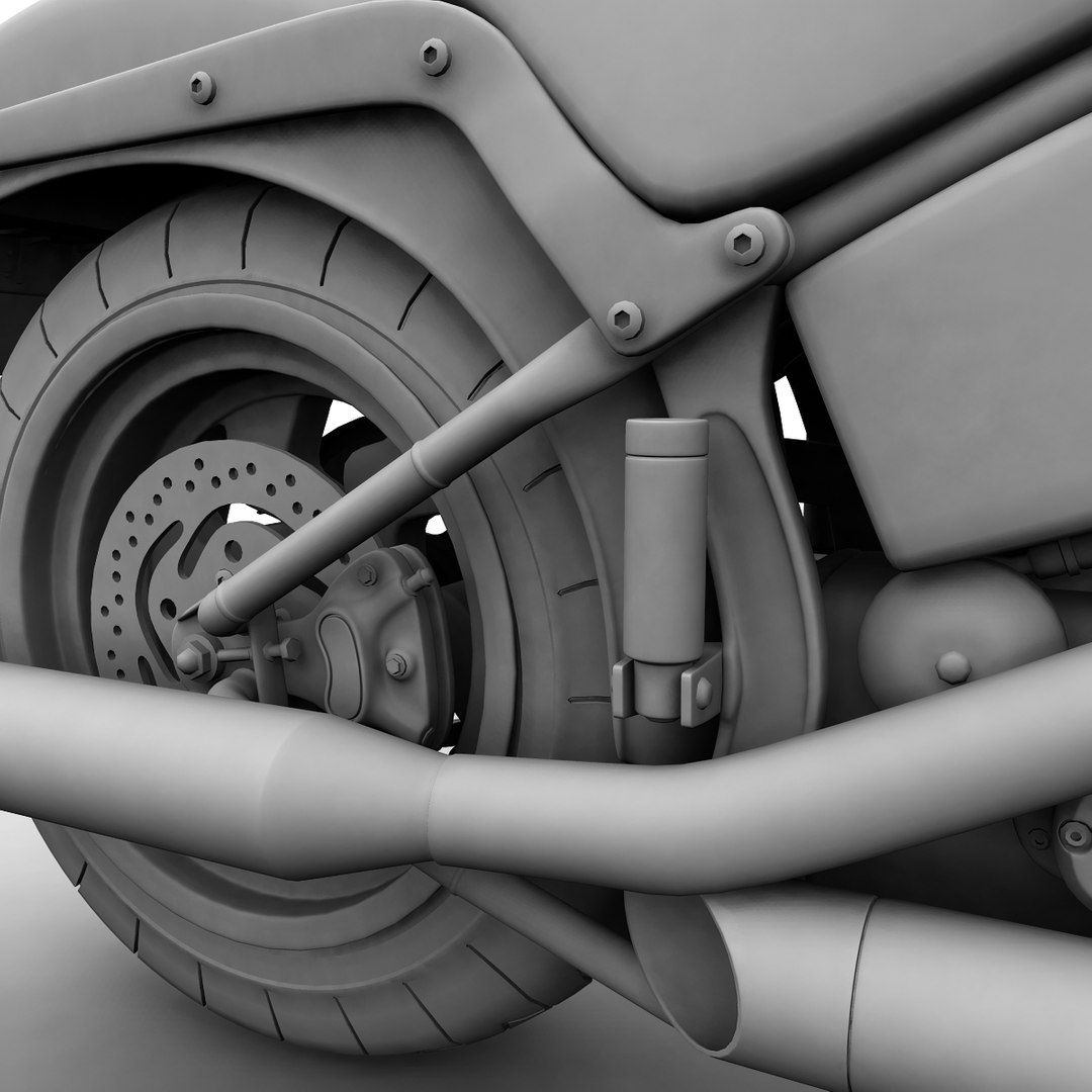 3d Model Harley Night Train