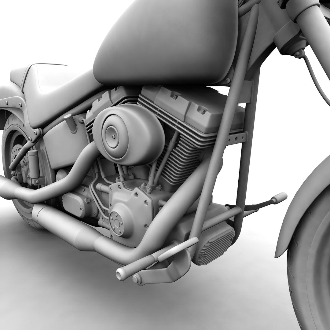 3d Model Harley Night Train