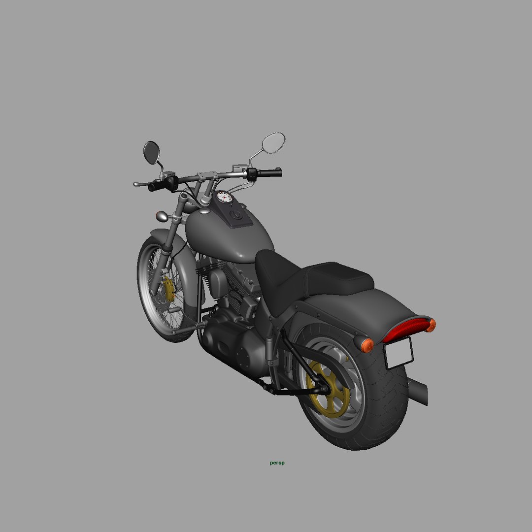 3d Model Harley Night Train
