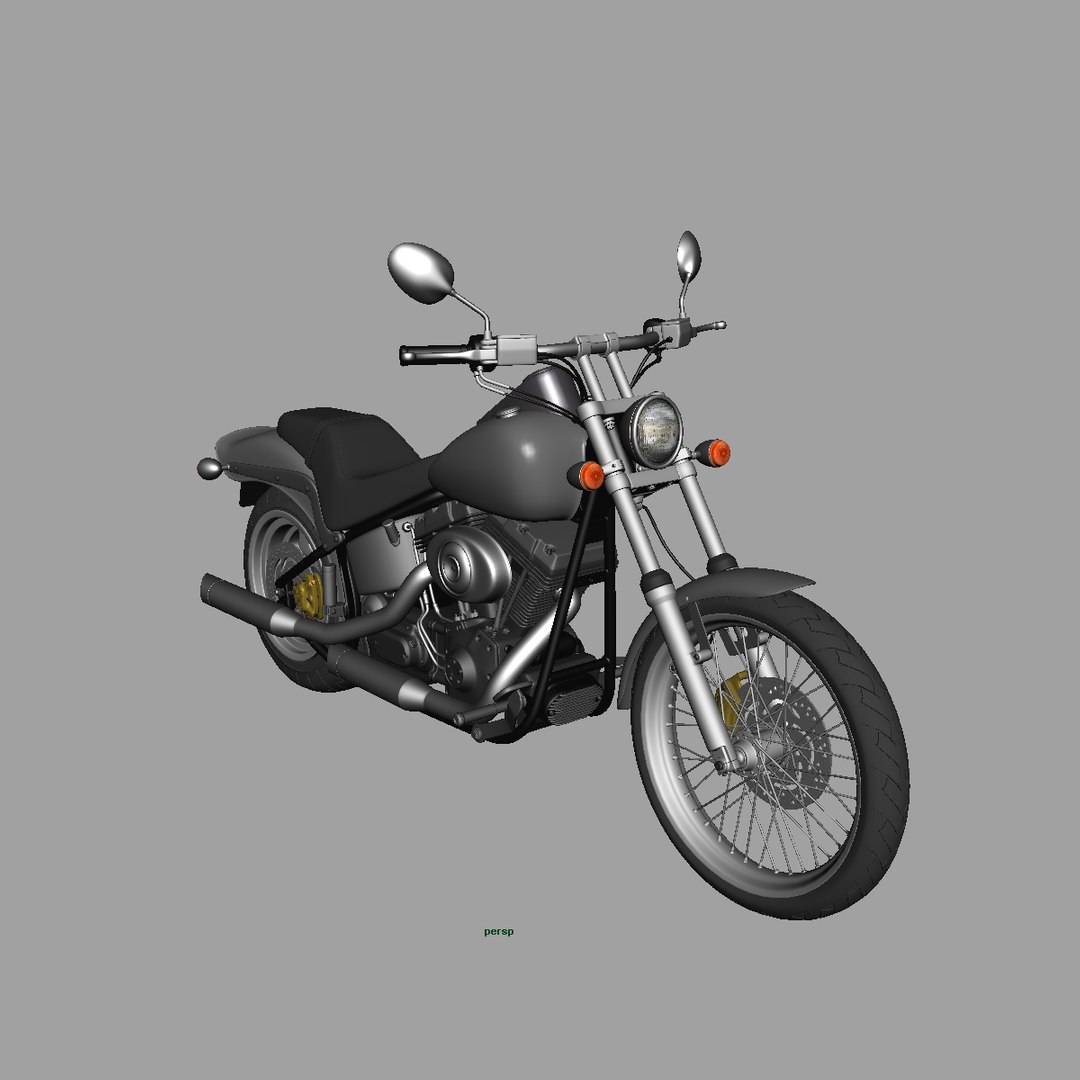 3d Model Harley Night Train