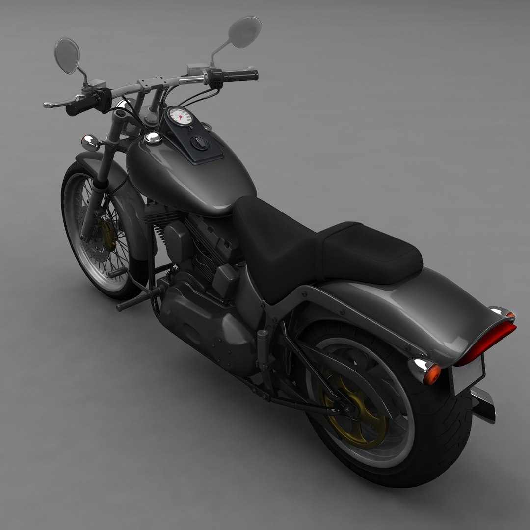 3d Model Harley Night Train