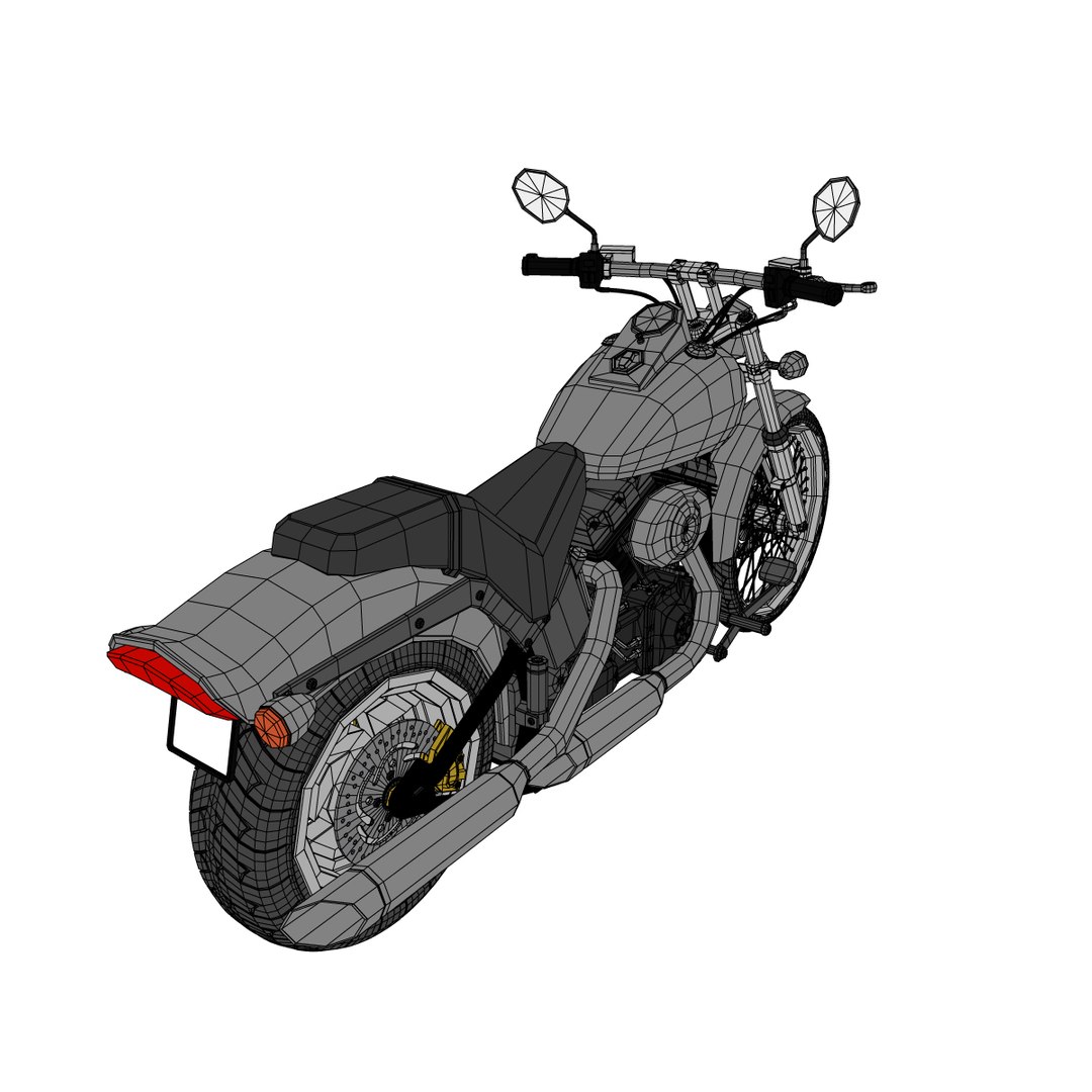 3d Model Harley Night Train