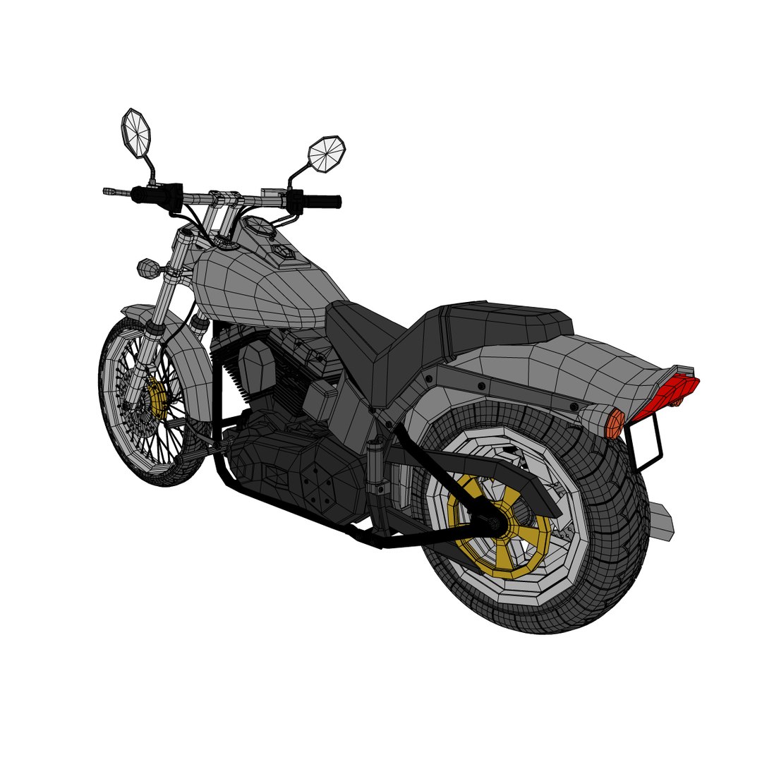 3d Model Harley Night Train