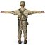 American WWII Infantry Soldier