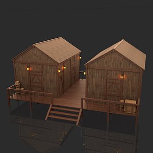 Medieval Fantasy House 04 3D