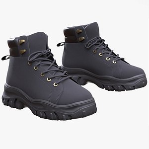 Boots 130  - All MH Bodies  UE5 Skeletons - Rigged 3D model