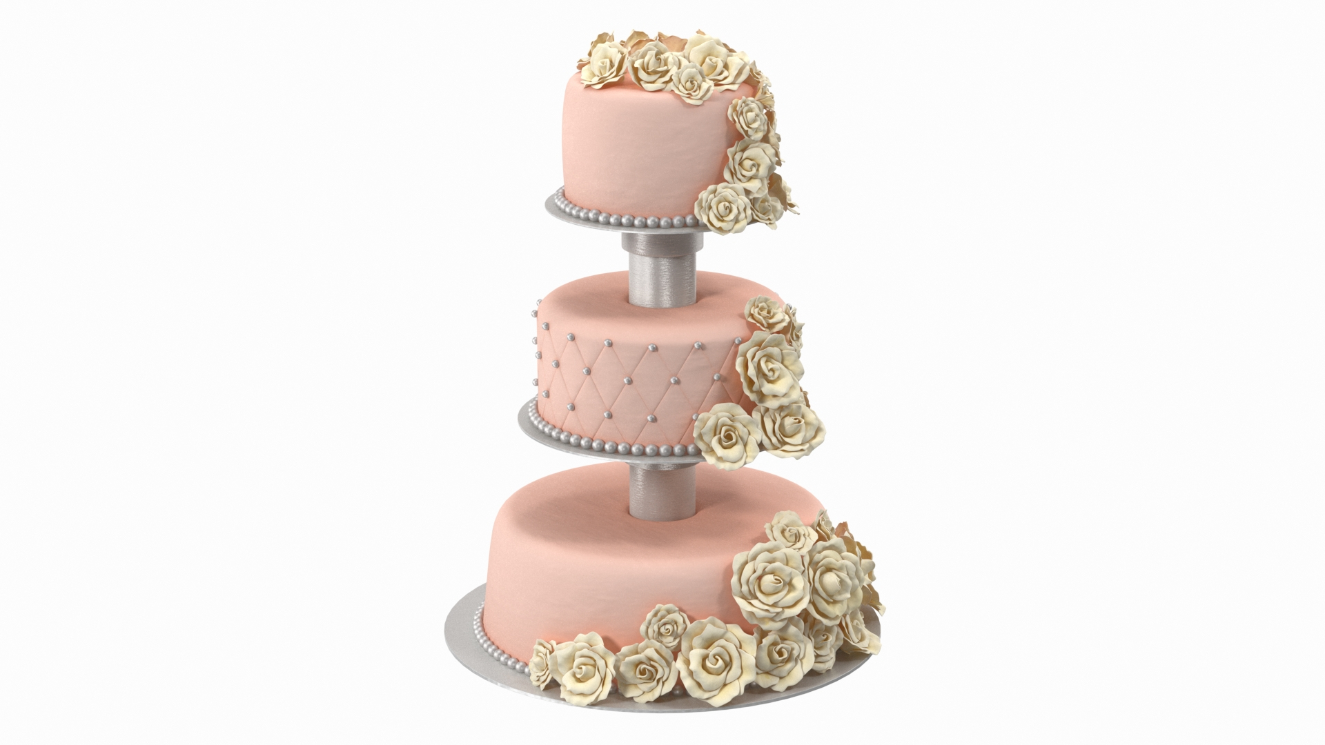 3 tier wedding cake hi-res stock photography and images - Alamy