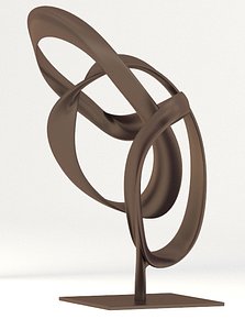 abstract bronze sculpture obj