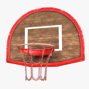 Wall Basketball Hoop 3D model