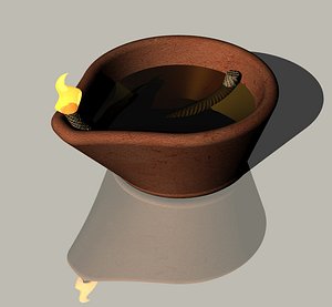 diwali oil lamp model