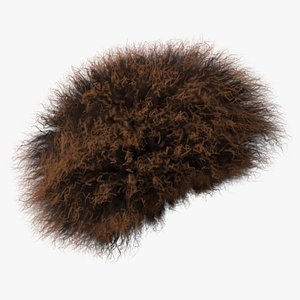 Sheepskin Hat Papakha Brown Fur