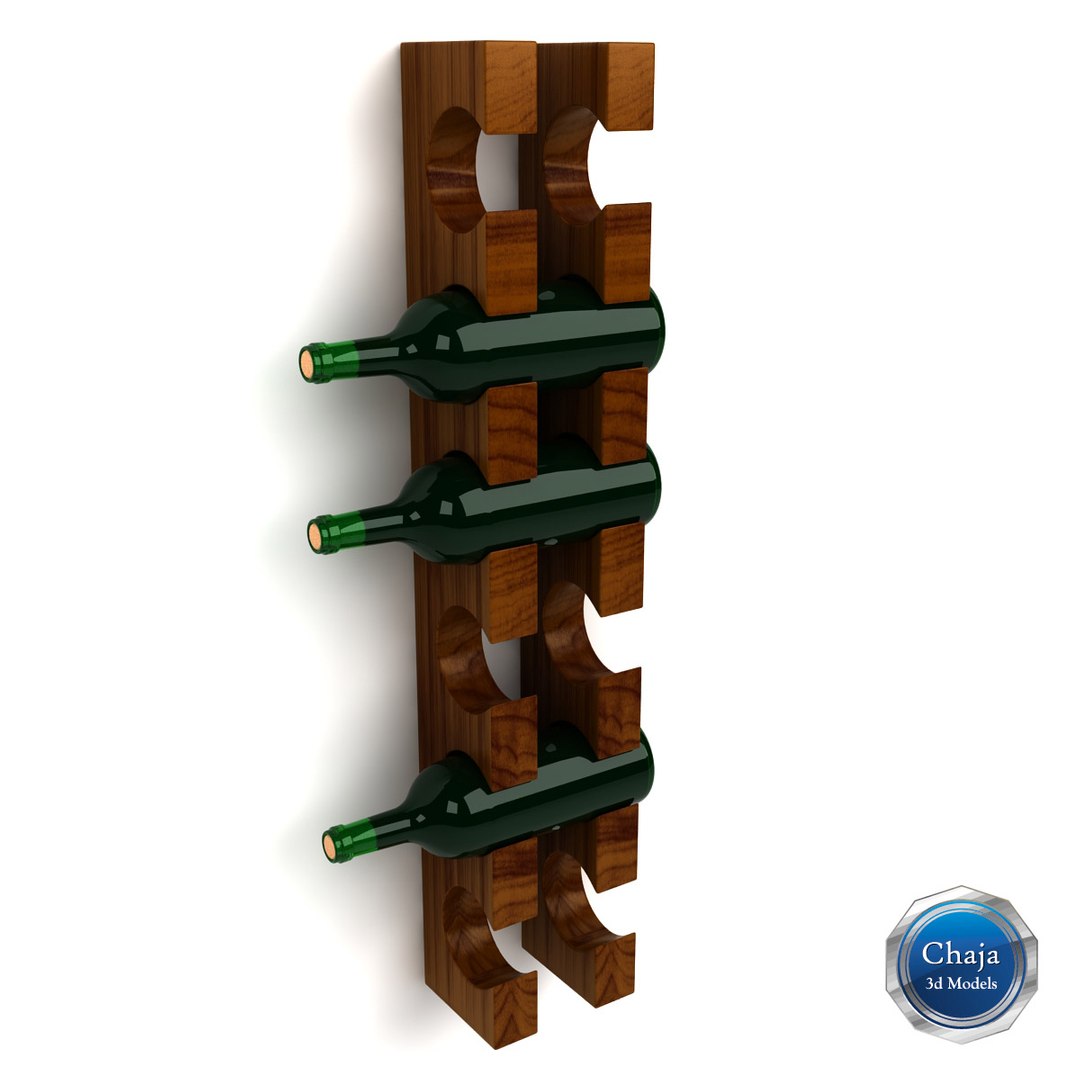 3d Model Of Wine Rack
