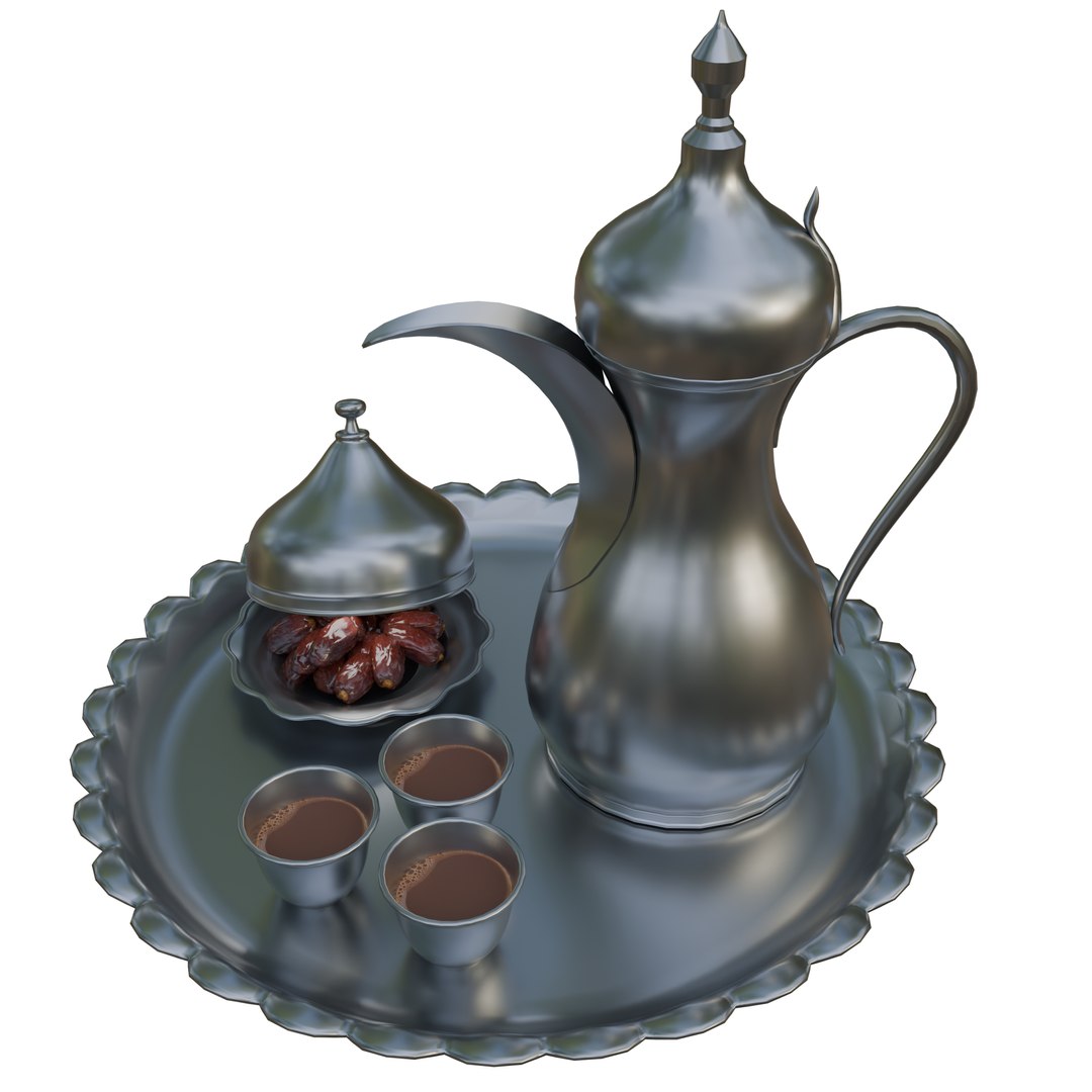 Arabic Ramadan  Eid Hospitality Set  Silver Dallah Cups  Dates 3D https://p.turbosquid.com/ts-thumb/vJ/ArnuXt/Qn/untitleddesign46/png/1758384030/1920x1080/fit_q87/050fdd003f968cdd6817bfacce5e24678f04ac96/untitleddesign46.jpg