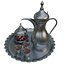 Arabic Ramadan  Eid Hospitality Set  Silver Dallah Cups  Dates